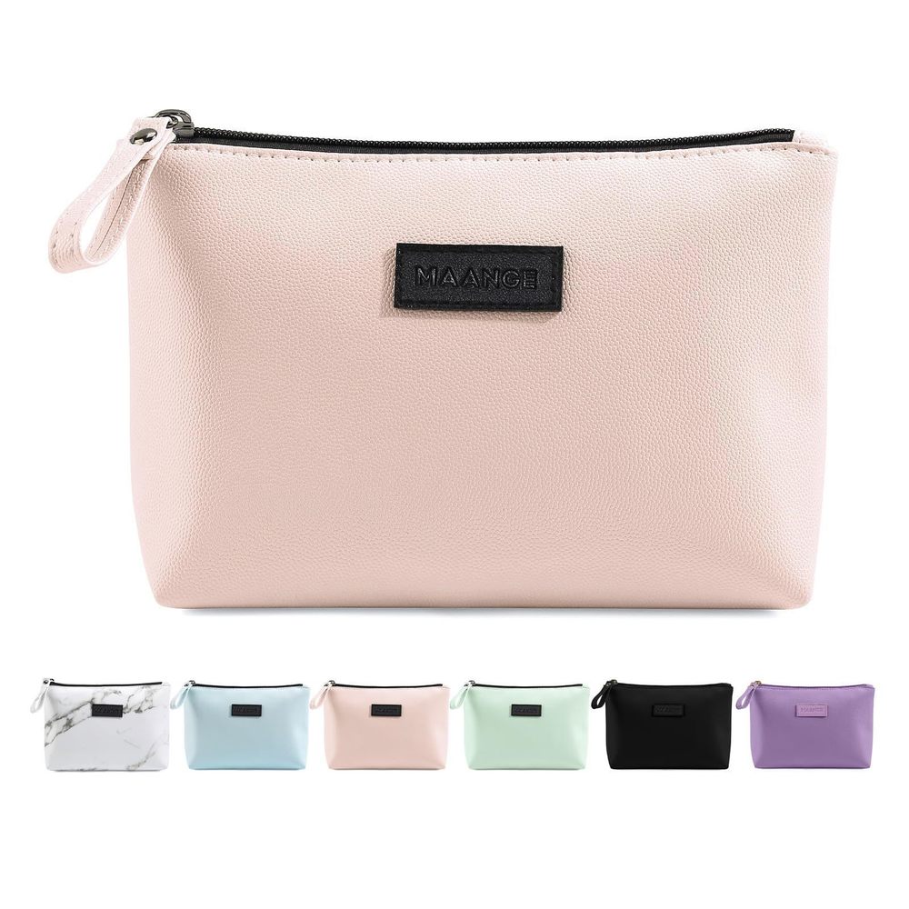 Cosmetic Bags For Women Small Makeup Bag For Purse Pu Leather Makeup Pouch🦋